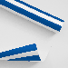 Papel De Parede Adesivo Listrado - Listras Azul Branco Horizontal 