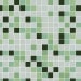 Papel De Parede Adesivo Pastilha -   Pastilha Tons De Verde Azulejo