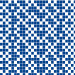 Papel De Parede Adesivo Pastilha -  Pastilha Azulejo Azul Branco